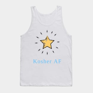 Kosher AF Funny Jewish Themed Tank Top